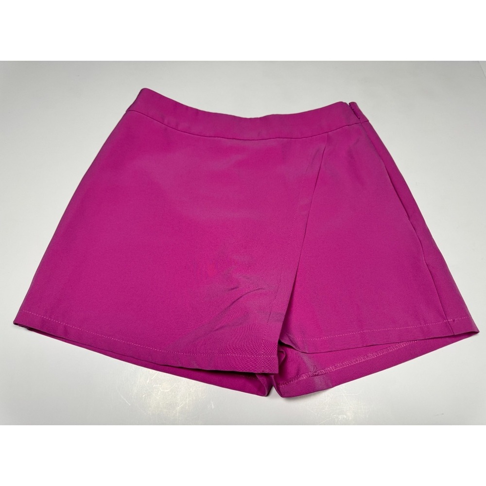 Sincerely Jules Slit Wrap Skort Womens Medium Pink Inner Lined Side Zip Tennis
